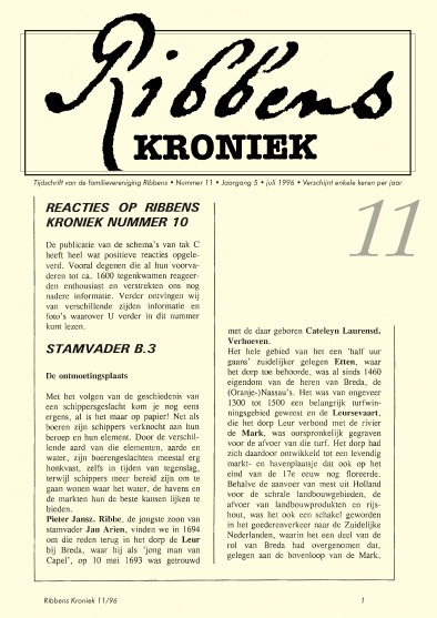 Ribbens Kroniek 11