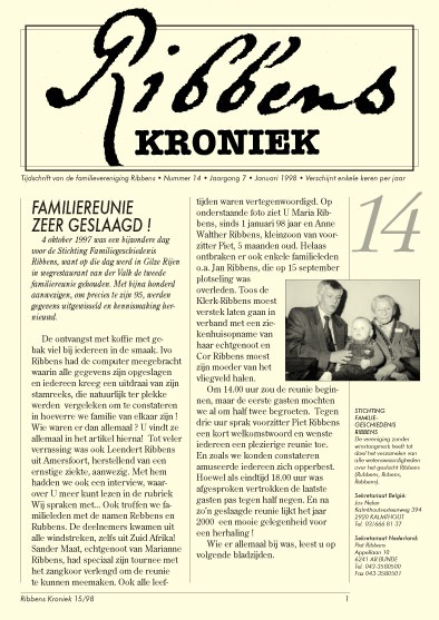 Ribbens Kroniek 14