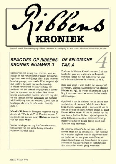 Ribbens Kroniek 4