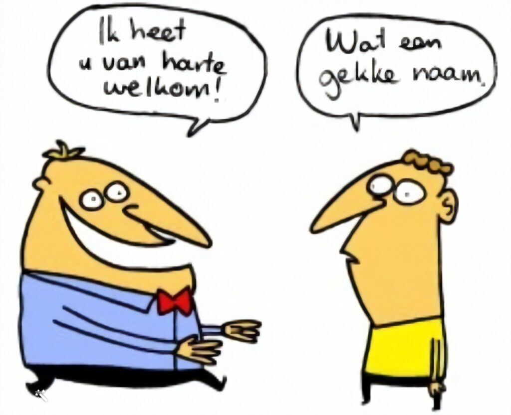 ik heet u verb