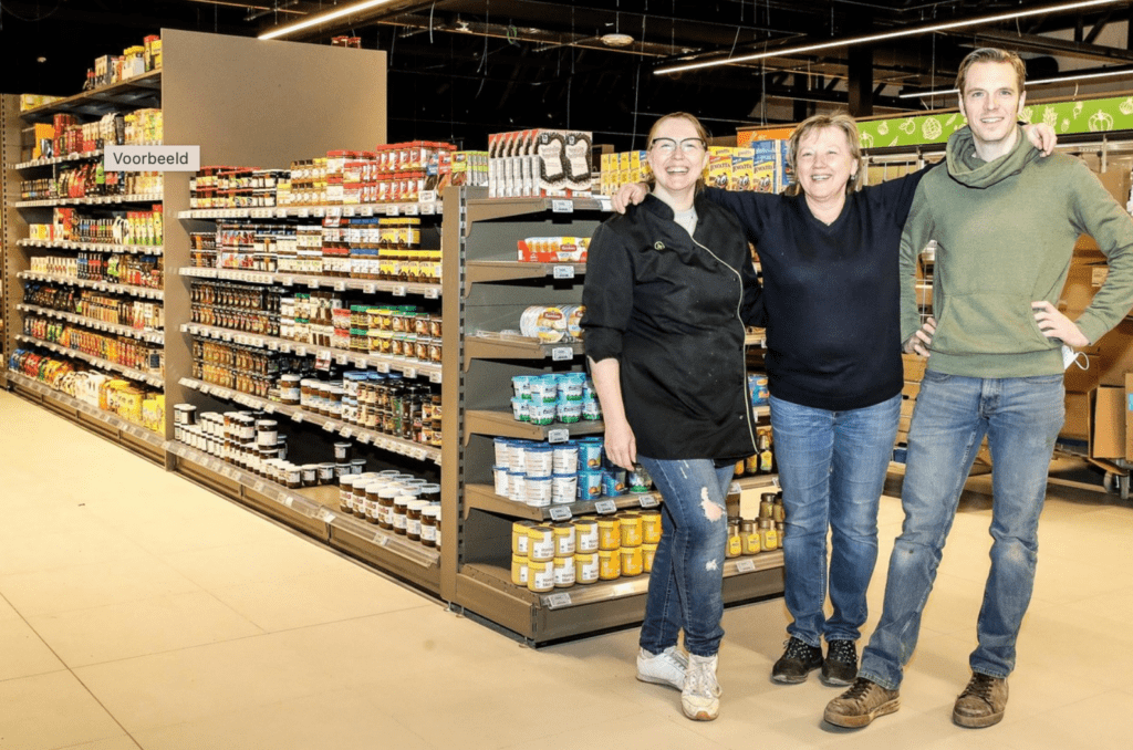 spar lydia met kinderen
