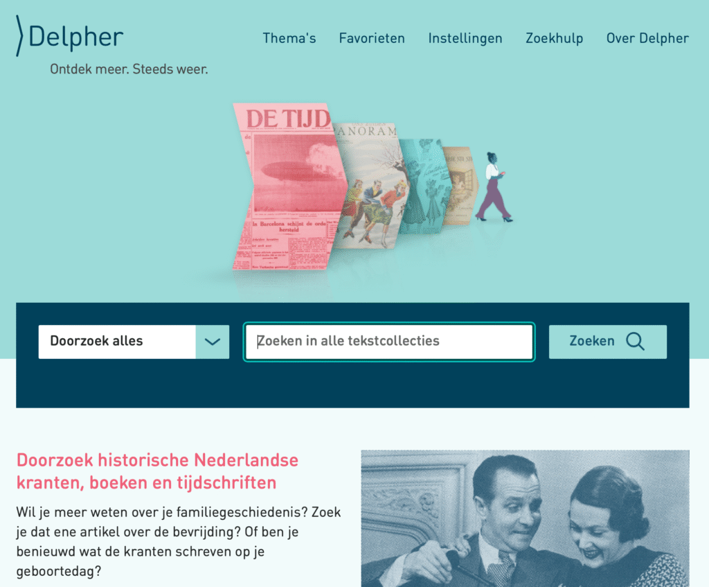 delpher screenshot